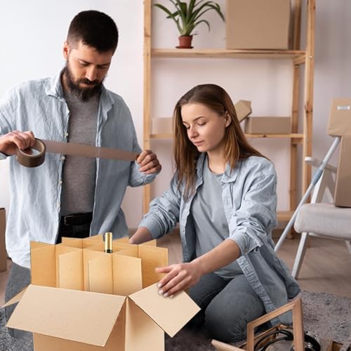 15 Stück Umzugskarton Gläser Trennwand Sets,Trennwände für Versandkartons Kartonfächer Trennwände zum Verpacken Umzugskartons für Glaswaren Geschirr Weingläser