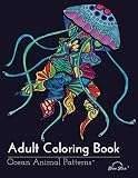 Adult Coloring Book: Ocean Animal Patterns