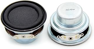 40mm 1.5 Inch Bass Multimedia Speaker Internal Magnetic Mini Speaker 4 Ohm 6W Home Theater Music Loudspeaker 2Pcs 40mm Speaker