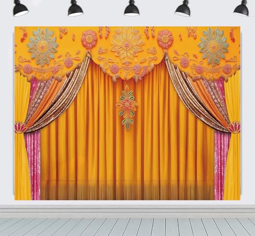 ZhrGoflli Indian Backdrop 10x8ft