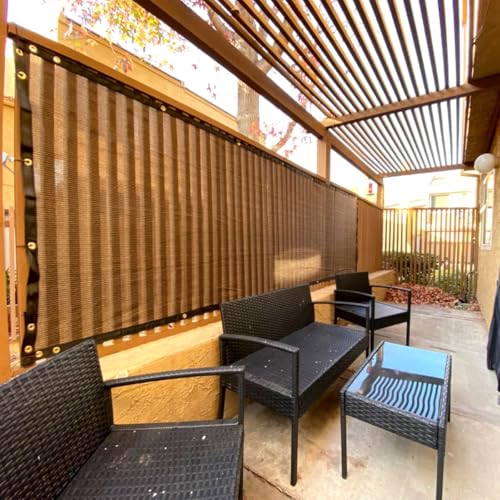 Rete ombrege 90% anti-UV marron ultra résistant à œillets - 8
