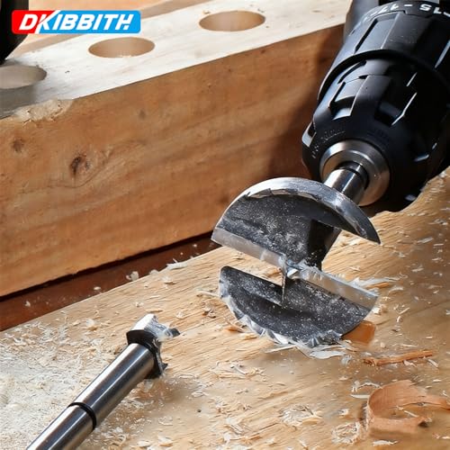 DKIBBITH 3 inch Forstner Drill Bits for Wood - Ideal for Fine Woodworking on Hardwoods, Plywood, Plastic.
