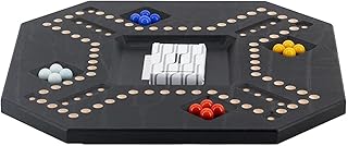 ALWAH Jackaroo 4 Player Black Leather