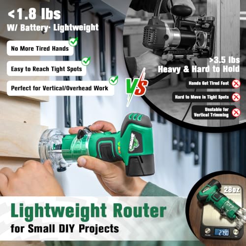 Batoca 12V Cordless Palm Router