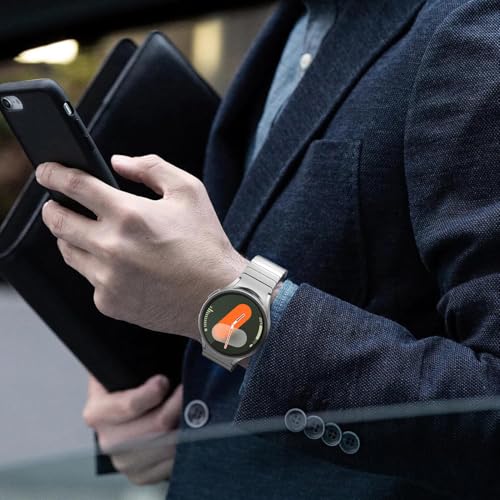 Zitel Band for Samsung Galaxy Watch 7 44mm/40mm, FE 40mm, Silver - Image 5
