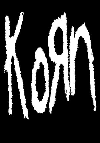 Póster de tela Korn, 30.0 x 40.0 in, logotipo BW