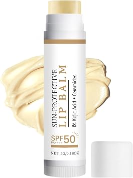 Sun Protective Lip Balm SPF 50 - High Protection Broad Spectrum UVA/UVB Lip Care - Moisturising Lip Balm for Dry & Chapped Lips - Water-Resistant Sun Defence - Daily Lip Balm for Men and Women