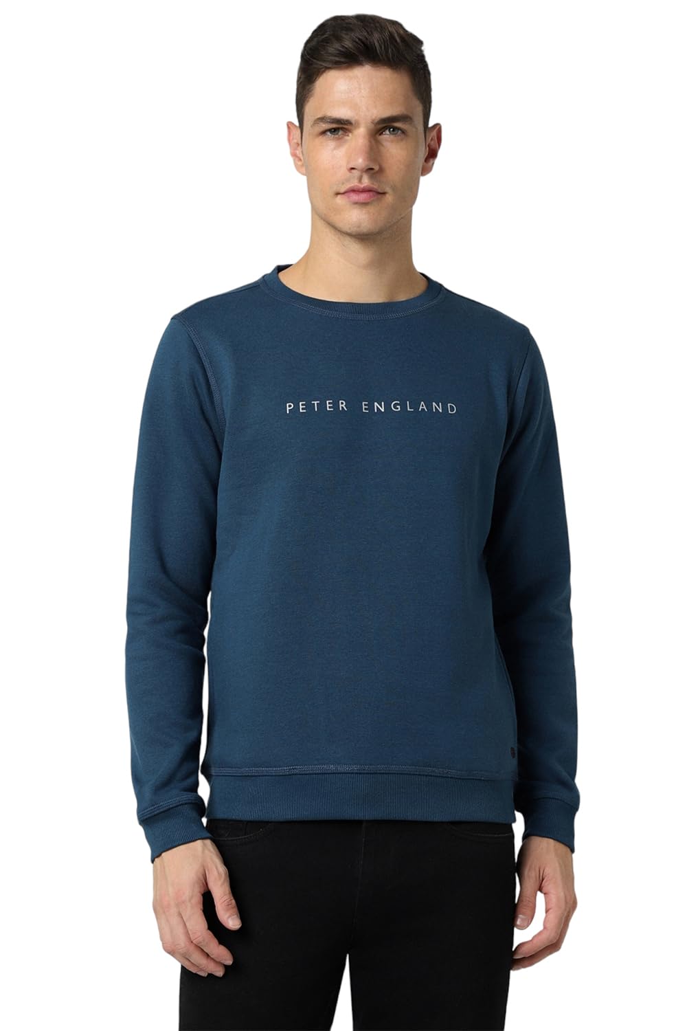 peter england Men Poly Cotton Asymmetric Neck Sweatshirt-picture-54