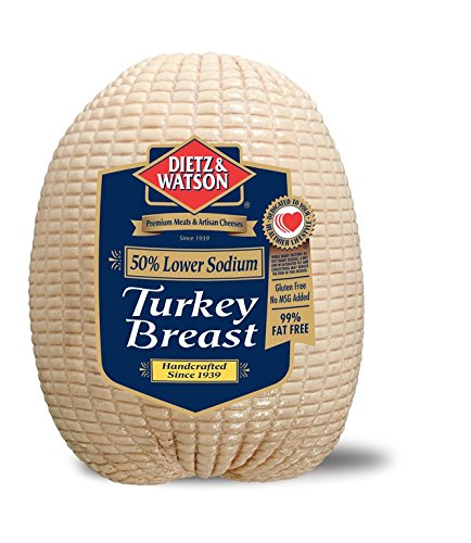 Dietz & Watson Sliced Lower Sodium Turkey Breast, 0.5 lbs
