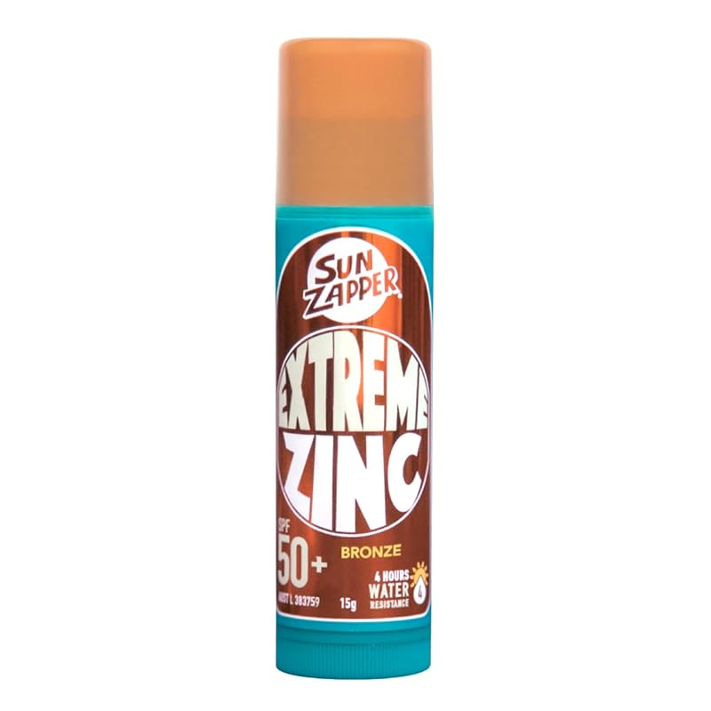 Sun Zapper Extreme Protetor Solar Facial em Bastão Bronze SPF 50+, 15 g