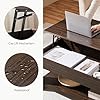 Yaheetech Lift Top Coffee Table with Hidden Compartment and Storage Shelf, Rising Tabletop Dining Table for Living Room Reception Room, 38.6in L, Espresso #5