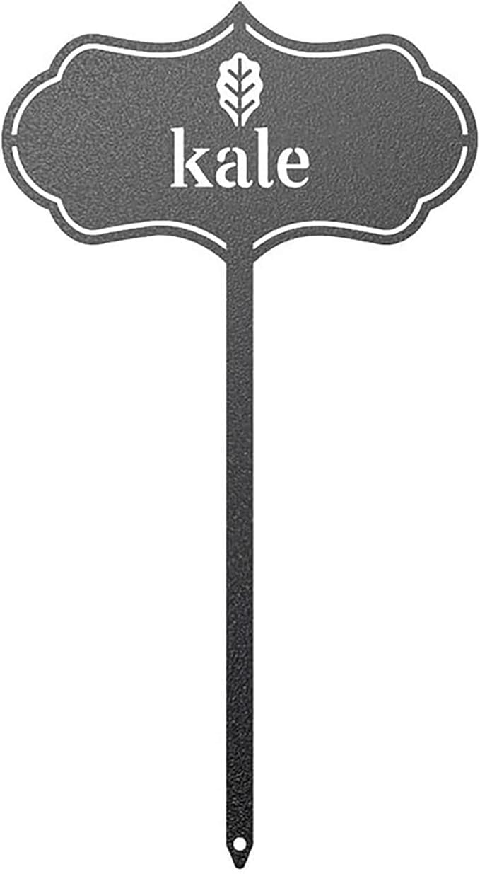 RealSteel - Seed & Plant Markers - Indoor/Outdoor Herb Garden Stakes - Elegant Fruit/Vegetable Seed Labels - Durable Plant Tags for Pots - Classy