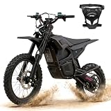 LIFEMAGIC 5500W Electric Dirt Bike, 60V 30AH Off-Road Ebike with 17''/14'' Tires,...