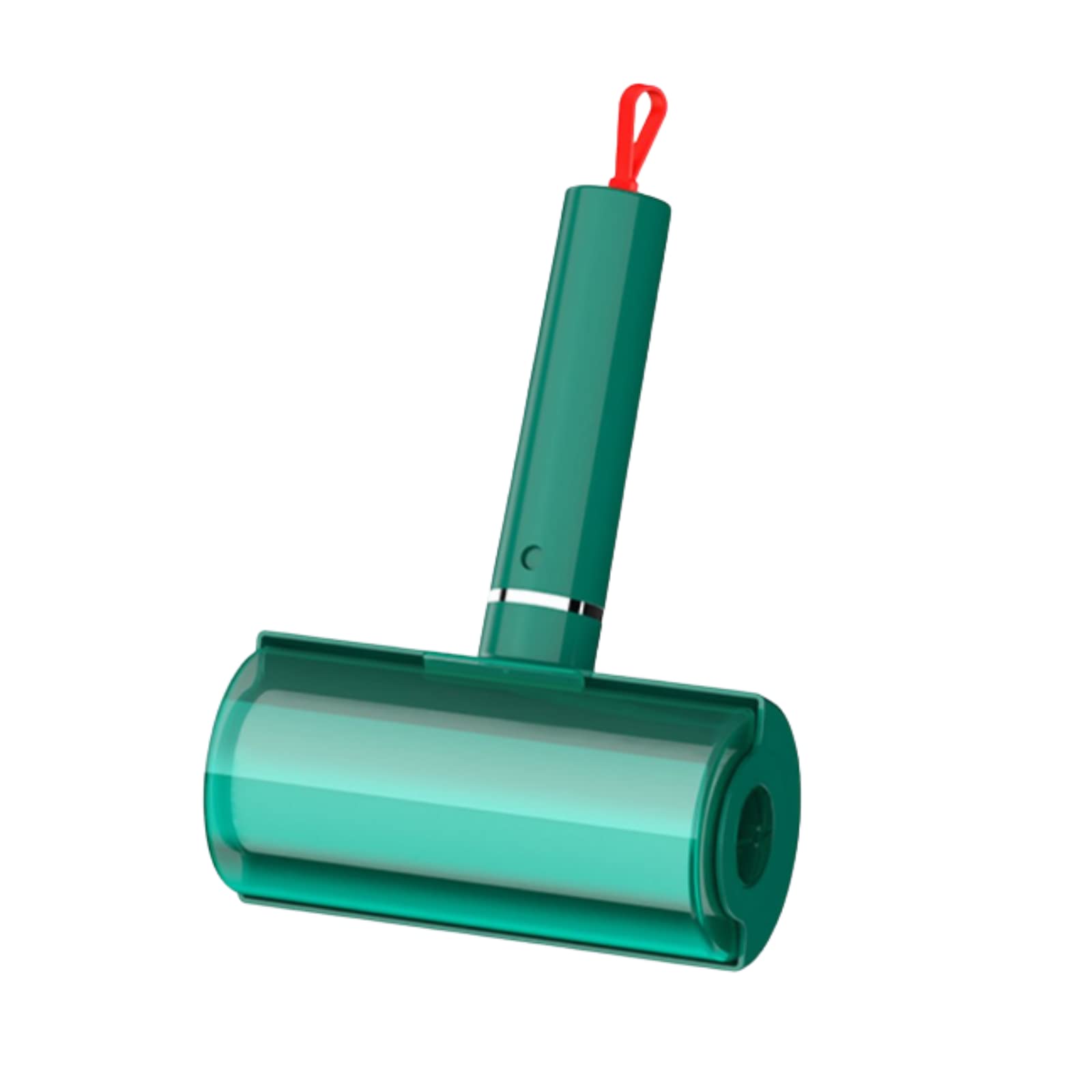 ZAJ Rodillo Quitapelos Ropa Rodillo de Pelusa 420 Hojas, 1 Mango + 7 recambios, Cepillo de Pelo pegajoso Rodillo de Pelo Extra pegajoso Verde para Mascotas para Perros, Pelo de Gato de la Ropa