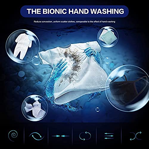 Mini-Waschmaschine, USB, 18 Watt, zusammenklappbar, Ultraschall-Waschmaschine, mit 2,6 Gallonen faltbarem Eimer, tragbare Waschmaschine für Zuhause, Wohnungen, Schlafsäle, Camping, Wohnmobil - Image 4