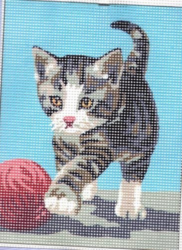 Kit Canevas Chaton et pelote de laine - 30