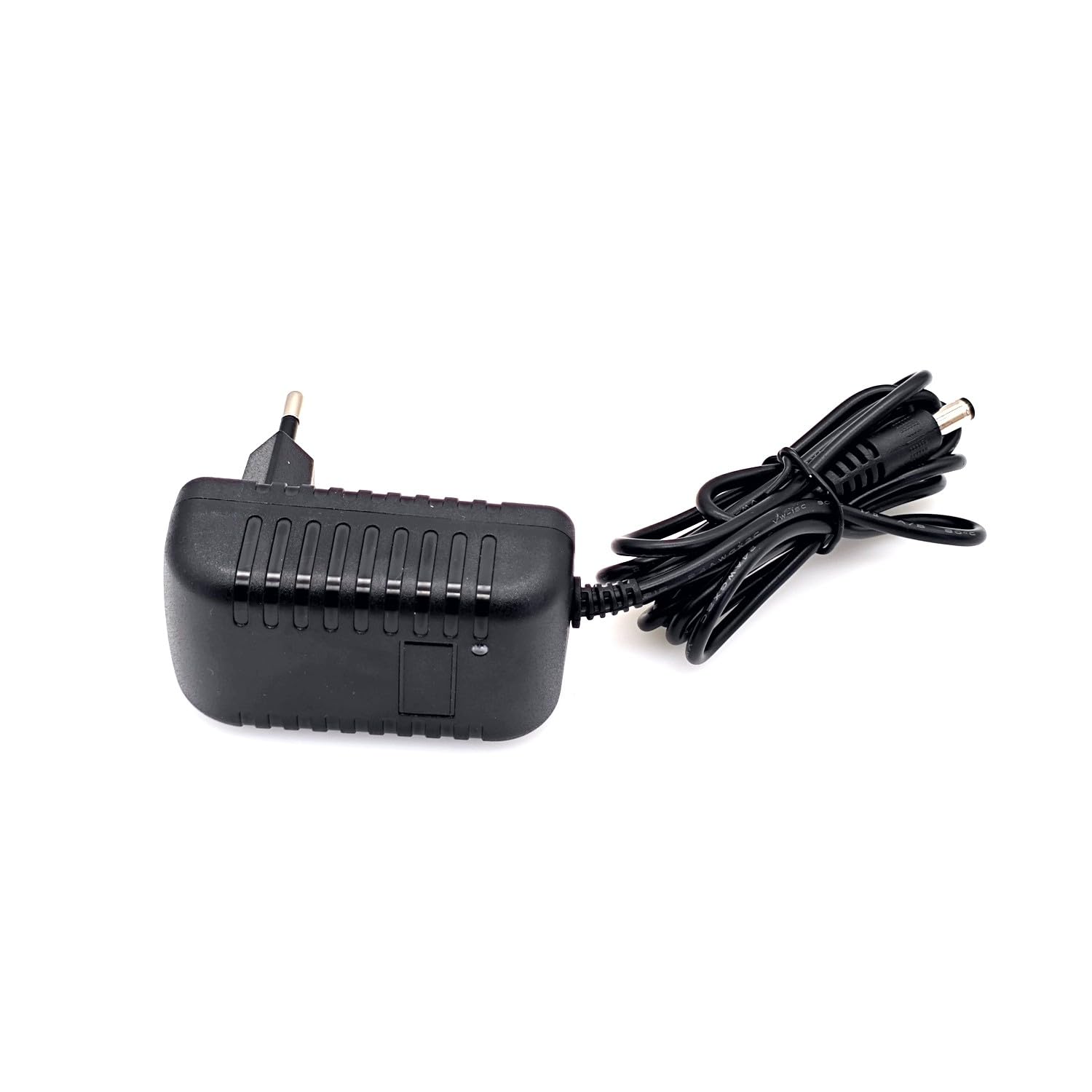 JZK 6V 2A Caricatore con cavo di ricarica, 5.5 mm x 2.5 mm connettore DC compatibile con 5.5 mm x 2.1 mm, adattatore AC, alimentatore di rete 12 W