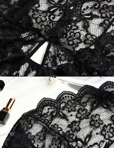 Image of Ababoon Women One Piece Lingerie Lace Sexy Baby Dolls Teddy Sleepwear