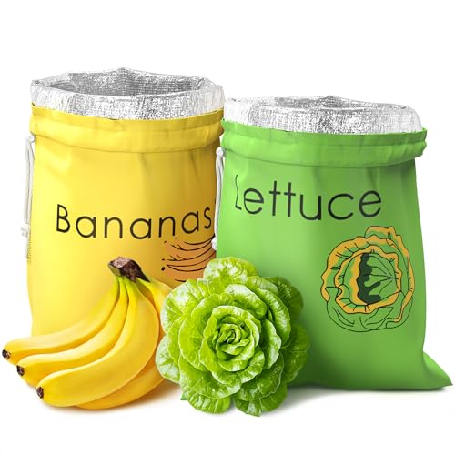 Banana & Lettuce Fresh Reusable Produce Bags – Vegetable &