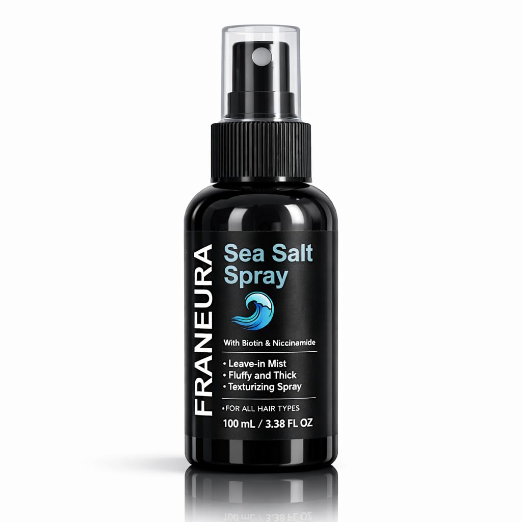 Sea Salt Hair Spray | Natural Texturizing Mist for Beachy Waves | Volume Boost for Fine Hair | Enriched with Ginseng and Bhringraj | Non Sticky Matte Finish | 100Ml-picture-27
