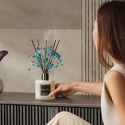 Image of COCORRINA Reed Diffuser - Wilderness 6.7 fl oz Scented Diffuser with 8 Sticks Home Fragrance Reed Diffuser for Bathroom Shelf Decor