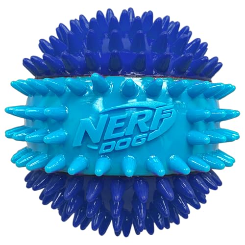 Nerf Dog Pelota Mordible Sonora 3.7in Pack x2 miniatura 2