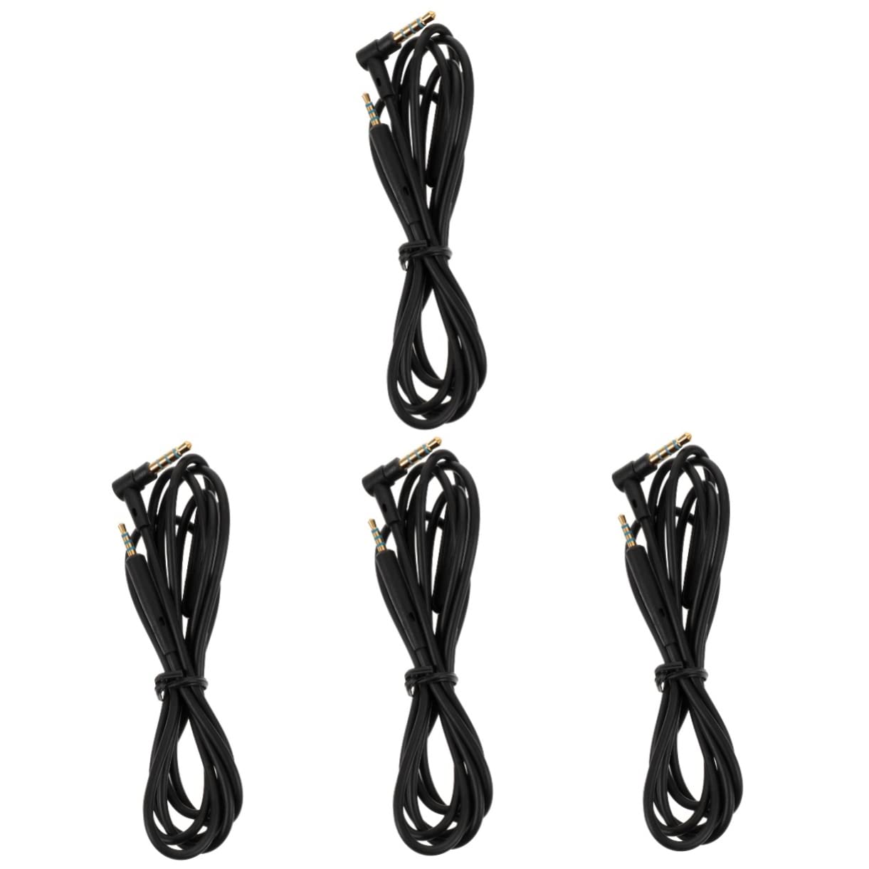 Câble audio pour écouteurs Qci haute fidélité anti-nœuds Mikikit 4 pièces flexibles