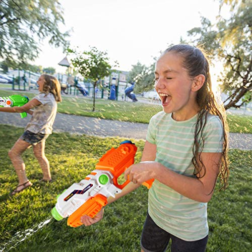 ToyerBee Water Gun for Kids, 2 Pack Squirt Guns 1200CC High Capacity &30-35 Feet Shooting Range, Water Toys for Kid&Adult