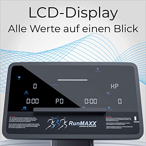 MAXXUS Laufband RunMaxx 9.1 - Klappbar, Elektrisch, 140 kg, 20 km/h, 36 Programme, 16 Steigung, 3 PS, LCD Display… – Bild 3