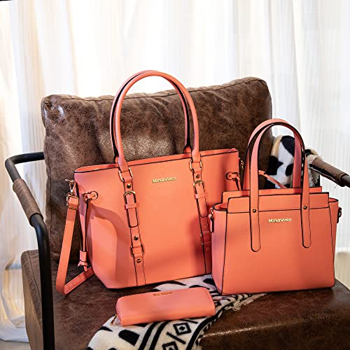 Image of Montana West 3PCS Purses for Women Tote Bag and Wallet Set Shoulder Satchel Handbags