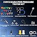 Aikyciu 31PCS Coolant Pressure Tester Kit, Radiator Pressure Tester and Vacuum Refill Kit for Automotive Cooling System, Includes 23 Adapters