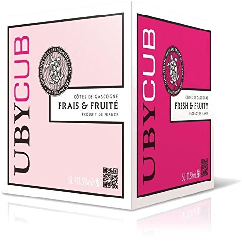 Vin rosé - BIB 5L UBY CUB Côtes de Gascogne vin rosé