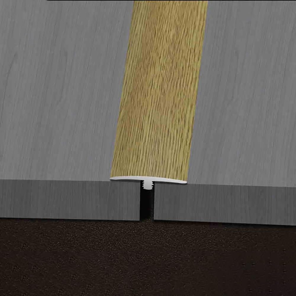Listwy przejściowe do podłóg PCV, T Listwa przejściowa do formowania PCV Samoprzylepna szczelin w laminatach dywanowych i płytkach wielokolorowych(Bamboo)
