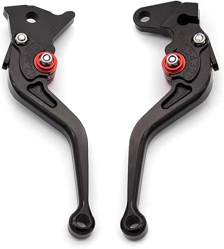 Miniatura 5 de Fit 2016-2017 Hypermotard 939Strada, 2015-2017 Scrambler(All Except Cafe RacerDesert sled) Short Brake Clutch Levers Pair Red