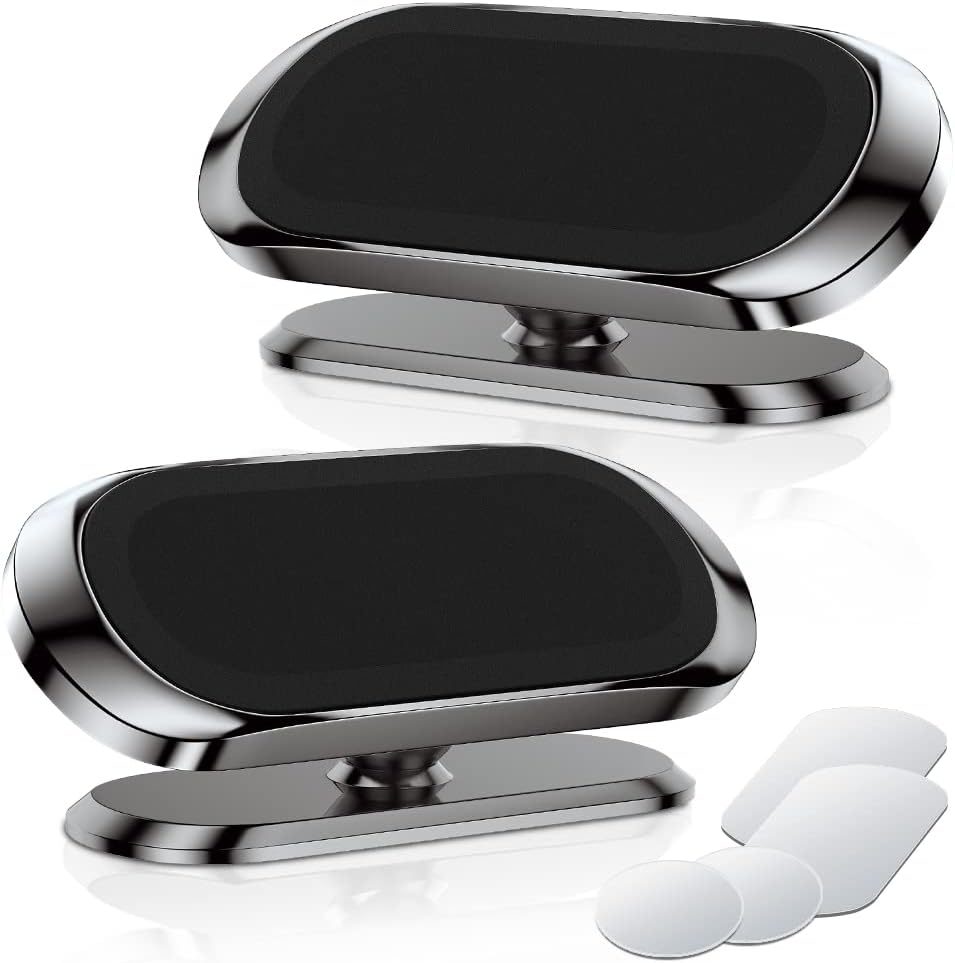 Sampeot 2 Pack Car Phone Holder, 360° Rotatable Universal Car Magnetic Phone Mount