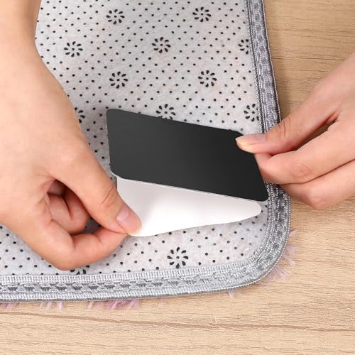 Antirutschmatte für Teppich 16 Stück waschbare Teppichunterlage rutschfeste Teppichpads für alle Bodenbeläge doppelseitige Antirutschunterlage mit starkem Halt Anti Rutsch Pads for Hartholz Fliesen