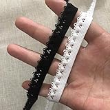 Decoración: encaje 20 metros/lote 13mm calidad suave elástico encaje ajuste ropa interior sujetador accesorios DIY costura ropa elástica tela de encaje al por mayor, negro