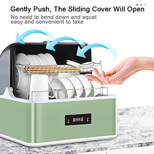 Automatische Vaatwasser - Tafelmodel Compacte Vaatwasser, Draagbare Aanrecht Vaatwasser Intelligente Controle Drogen Opslaan LED Display Desinfectie 360° Reiniging Thuis Appartement - Afbeelding 4
