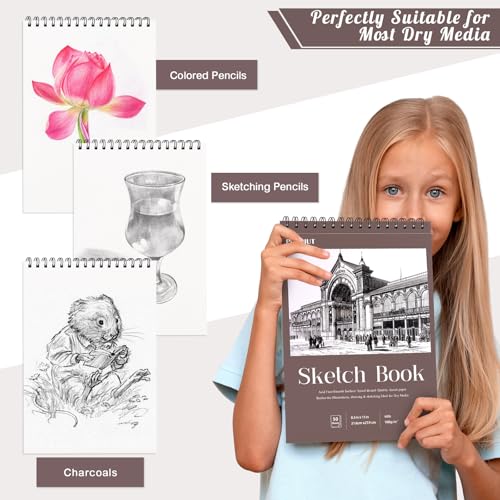 13% Off 8.5x11 Sketchbook – 50 Sheets, Acid-Free Paper - Image 7