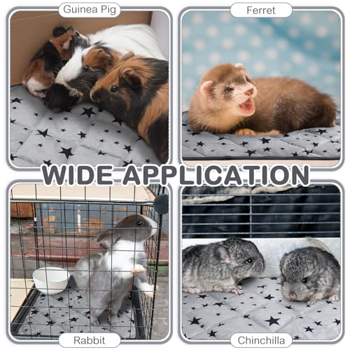 Namalu 4 Selbstwärmende Katzendecken Hundedecke mit Stern Muster Warme Weiche Decke für Haustier Waschbares Hundebett rutschfeste Decke für Outdoor Indoor (Rechteck, 45 x 60 cm)