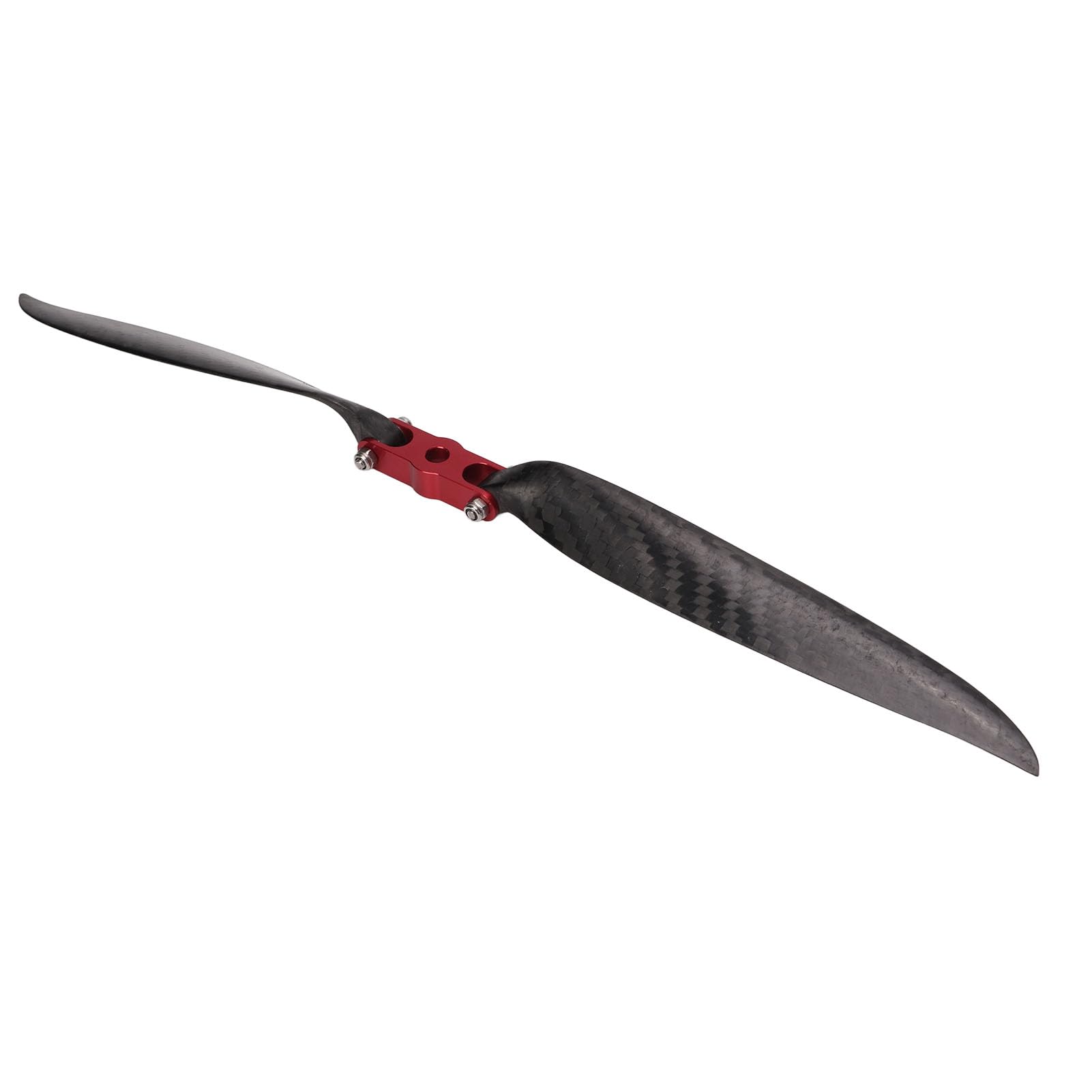 Tbest Hélice de base de fibra de carbono RC de alta resistencia a la torsión de 325 mm de largo, 2 cuchillas para material sólido de fibra de carbono real para instalación general tamaños de