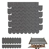 teja asfaltica easy Contenido del envío: recibirás 50 tejas de cartón impregnado de alquitrán (aprox. 295 x 50 mm), así como 3 tapas de cumbrera (295 x 110 mm). Cantidad suficiente para su uso