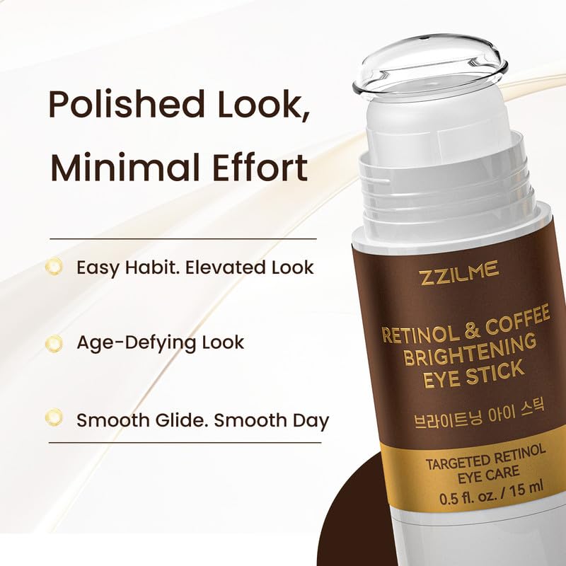 Retinol Eye Balm for Under Eye Care, Repair Dark Circles, Eye bags, Fine Lines & Dryness, Hydrating & Smoothing Eye Cream, 14.50 ml