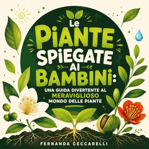 『Le piante spiegate ai bambini: Una guida divertente al meraviglioso mondo delle piante』のカバーアート