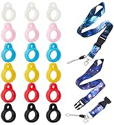 GORGECRAFT 20PCS Anti-Lost Lanyard Set Include 2PCS Starry Sky Necklace Lanyards Safety Neck Stra...