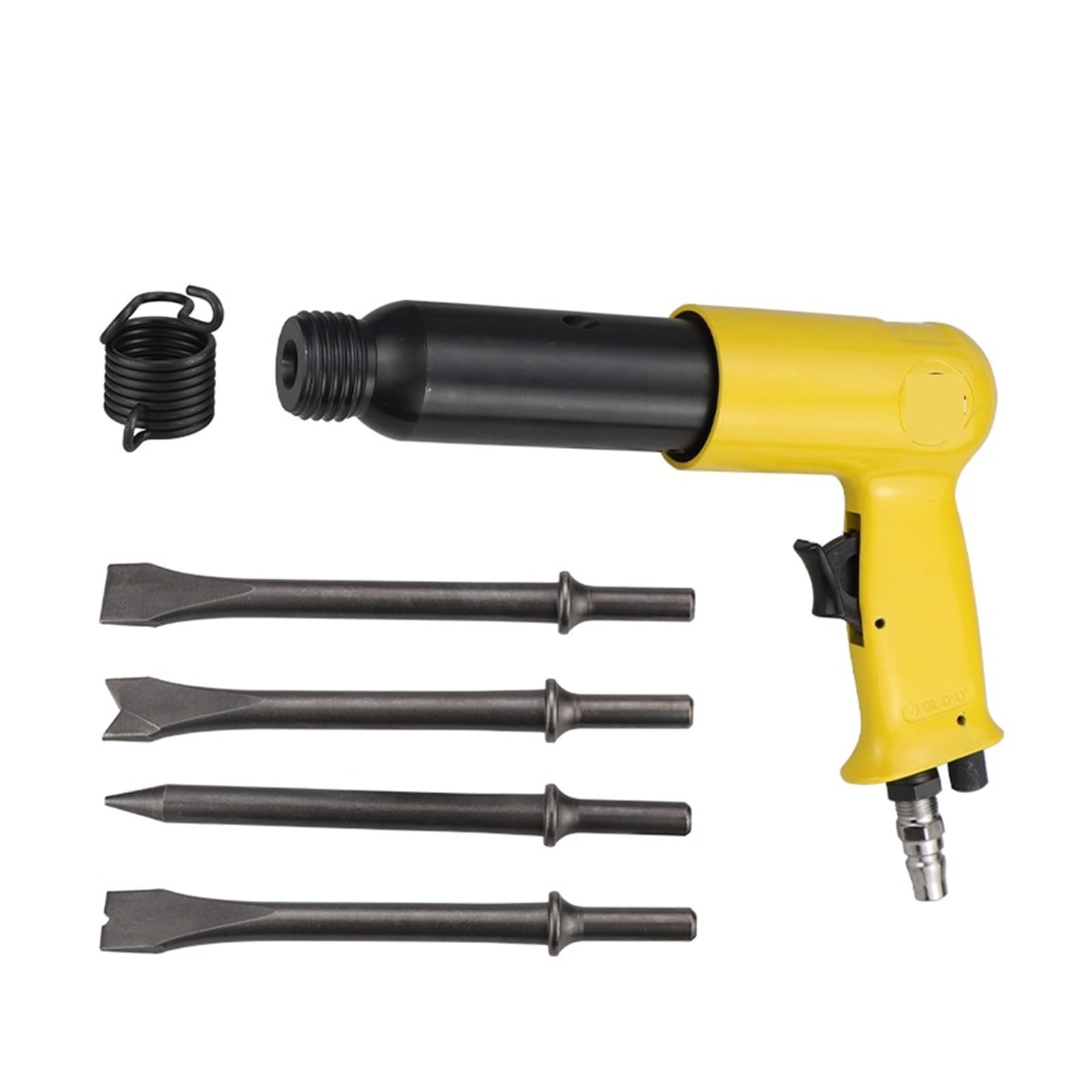Air Hammer Multifunctional Air Hammer Professional Rust Remover Pneumatic Tools with 4 Chisels