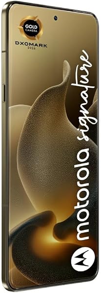 Motorola Signature (16/512GB, 50MP Triple Camera, 50MP Selfie, 6.8" Super HD Display Extreme AMOLED 165Hz, Qualcomm Snapdragon 8 Gen 5, 5200mAh TurboPower 90Hz, IP68/69, 5G, Android 16), Martini Olive - 4