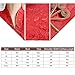 OULII Mujeres Cheongsam Chino Manga Corta Qipao Slim Rojo Vestido de Noche...