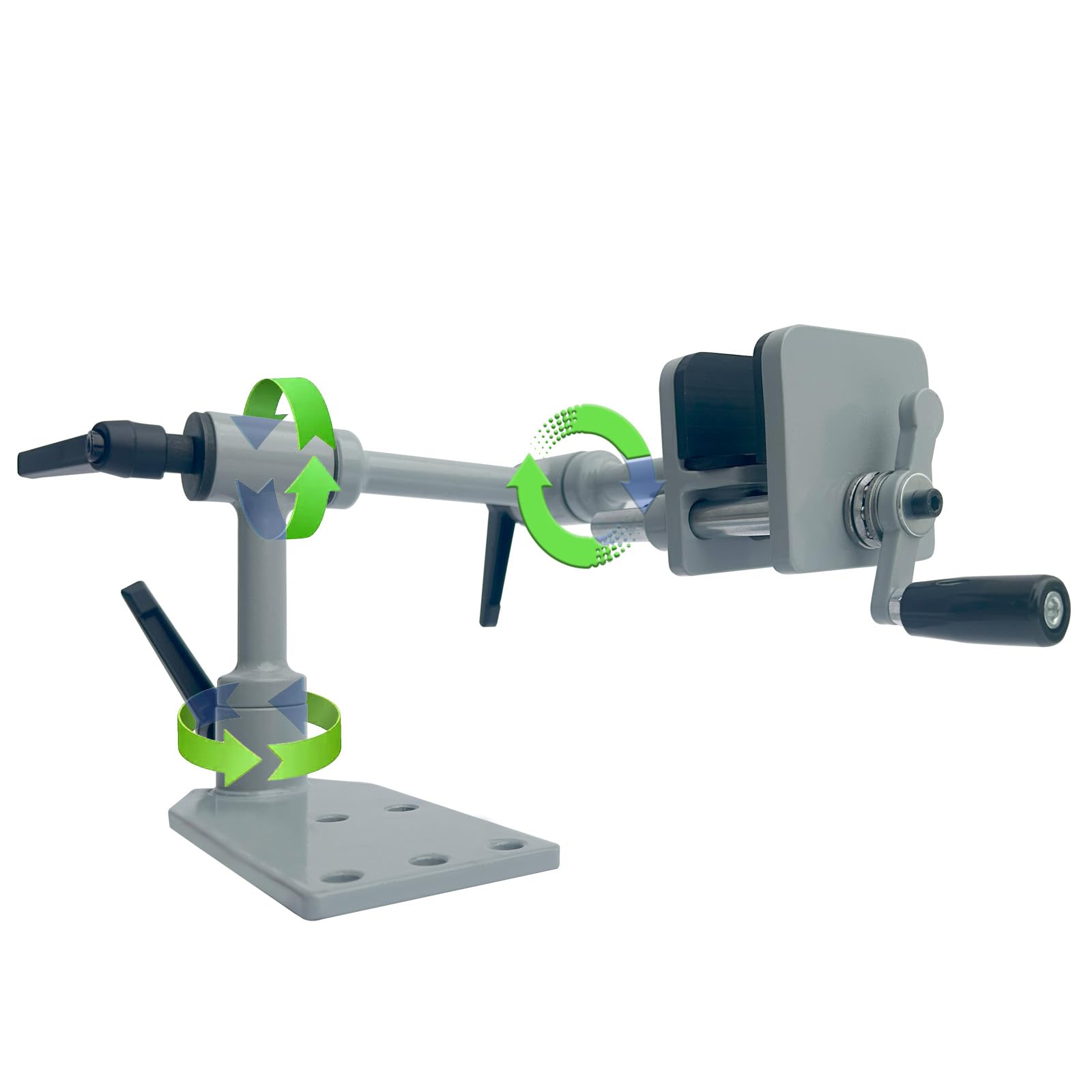 FANOWZUO Universal Bow Vise Bench Vise - 360° Adjustable Archery Bow Vise for Compound & Recurve Bows, Heavy-Duty Metal Construction, Stable Table Mount for Bow Tuning, Maintenance & Repair Bow Press