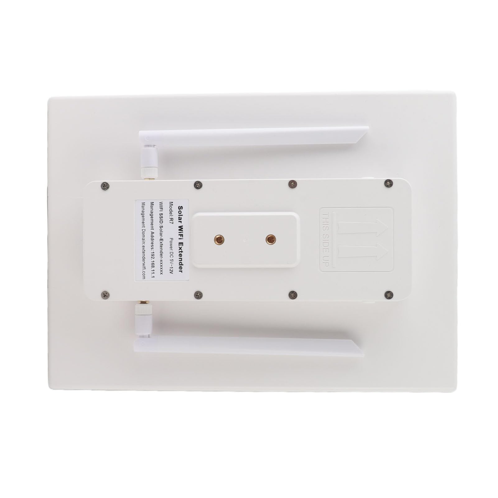 Bewinner Solar WI -FI Extender Signal Booster, Outdoor WI -FI Router z 15 W Panel Solar, Wbudowany W baterię 20000 MAh, 100 -metrowy Długi Zasięg, WI FI Repeater do Kempingu na świeżym